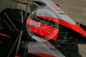 World © Octane Photographic Ltd. Manor Marussia F1 Team MR03B. Wednesday 21st October 2015, F1 USA Grand Prix Set Up, Austin, Texas - Circuit of the Americas (COTA). Digital Ref: 1457LB1D8426