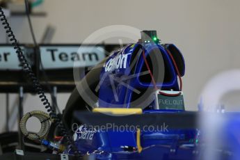 World © Octane Photographic Ltd. Sauber F1 Team C34-Ferrari. Wednesday 21st October 2015, F1 USA Grand Prix Set Up, Austin, Texas - Circuit of the Americas (COTA). Digital Ref: 1457LB1D8477