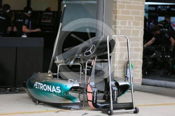 World © Octane Photographic Ltd. Mercedes AMG Petronas F1 W06 Hybrid. Wednesday 21st October 2015, F1 USA Grand Prix Set Up, Austin, Texas - Circuit of the Americas (COTA). Digital Ref: 1457LB5D2664