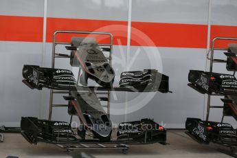 World © Octane Photographic Ltd. Sahara Force India VJM08B. Wednesday 21st October 2015, F1 USA Grand Prix Set Up, Austin, Texas - Circuit of the Americas (COTA). Digital Ref: 1457LB5D2703