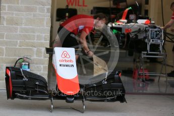 World © Octane Photographic Ltd. Manor Marussia F1 Team MR03B. Wednesday 21st October 2015, F1 USA Grand Prix Set Up, Austin, Texas - Circuit of the Americas (COTA). Digital Ref: 1457LB5D2721
