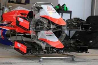 World © Octane Photographic Ltd. Manor Marussia F1 Team MR03B. Wednesday 21st October 2015, F1 USA Grand Prix Set Up, Austin, Texas - Circuit of the Americas (COTA). Digital Ref: 1457LB5D2724