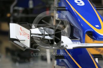 World © Octane Photographic Ltd. Sauber F1 Team C34-Ferrari. Wednesday 21st October 2015, F1 USA Grand Prix Set Up, Austin, Texas - Circuit of the Americas (COTA). Digital Ref: 1457LB5D2736