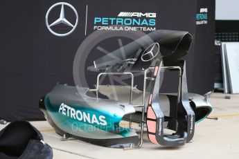 World © Octane Photographic Ltd. Mercedes AMG Petronas F1 W06 Hybrid. Wednesday 21st October 2015, F1 USA Grand Prix Set Up, Austin, Texas - Circuit of the Americas (COTA). Digital Ref: 1456LB1D7548