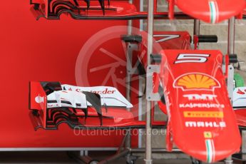 World © Octane Photographic Ltd. Scuderia Ferrari SF15-T. Wednesday 21st October 2015, F1 USA Grand Prix Set Up, Austin, Texas - Circuit of the Americas (COTA). Digital Ref: 1456LB1D7572