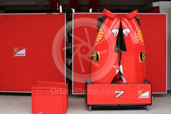 World © Octane Photographic Ltd. Scuderia Ferrari SF15-T. Wednesday 21st October 2015, F1 USA Grand Prix Set Up, Austin, Texas - Circuit of the Americas (COTA). Digital Ref: 1456LB1D7579