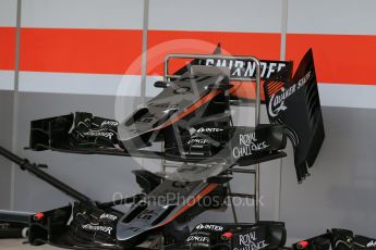 World © Octane Photographic Ltd. Sahara Force India VJM08B. Wednesday 21st October 2015, F1 USA Grand Prix Set Up, Austin, Texas - Circuit of the Americas (COTA). Digital Ref: 1456LB1D7590