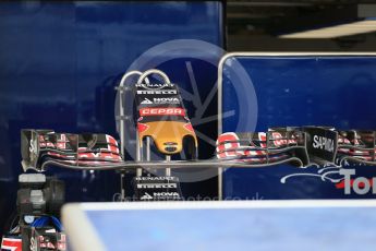 World © Octane Photographic Ltd. Scuderia Toro Rosso STR10. Wednesday 21st October 2015, F1 USA Grand Prix Set Up, Austin, Texas - Circuit of the Americas (COTA). Digital Ref: 1456LB1D7598