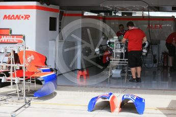World © Octane Photographic Ltd. Manor Marussia F1 Team MR03B. Wednesday 21st October 2015, F1 USA Grand Prix Set Up, Austin, Texas - Circuit of the Americas (COTA). Digital Ref: 1456LB1D7604