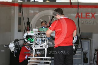 World © Octane Photographic Ltd. Manor Marussia F1 Team MR03B. Wednesday 21st October 2015, F1 USA Grand Prix Set Up, Austin, Texas - Circuit of the Americas (COTA). Digital Ref: 1456LB1D7607