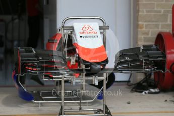 World © Octane Photographic Ltd. Manor Marussia F1 Team MR03B. Wednesday 21st October 2015, F1 USA Grand Prix Set Up, Austin, Texas - Circuit of the Americas (COTA). Digital Ref: 1456LB1D7609