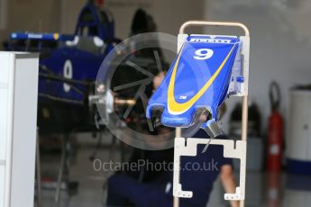 World © Octane Photographic Ltd. Sauber F1 Team C34-Ferrari. Wednesday 21st October 2015, F1 USA Grand Prix Set Up, Austin, Texas - Circuit of the Americas (COTA). Digital Ref: 1456LB1D7624