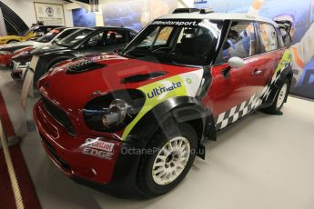 World © Octane Photographic Ltd. Donington Grand Prix Collection 25th January 2015. Prodrive collection. Mini Cooper WRC John Cooper Works. Digital Ref:  1179CB1D0918