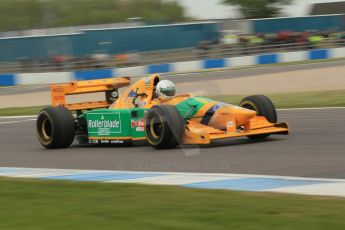 World © Octane Photographic Ltd. Saturday 2nd May 2015. Donington Historic Festival - Historic F1 Car demonstration laps. 1993 Benetton B193B/4 (Ex-Michael Shumacher). Digital Ref : 1240CB1L5703