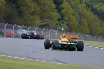 World © Octane Photographic Ltd. Saturday 2nd May 2015. Donington Historic Festival - Historic F1 Car demonstration laps. 1993 Benetton B193B/4 (Ex-Michael Shumacher). Digital Ref : 1240LB7D1044