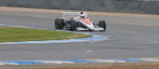 World © Octane Photographic Ltd. Saturday 2nd May 2015. Donington Historic Festival - Historic F1 Car demonstration laps. 1994 Toleman TG 184 (Ex-Ayrton Senna). Digital Ref : 1240LB7D1091