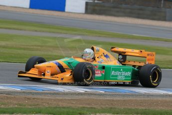 World © Octane Photographic Ltd. Saturday 2nd May 2015. Donington Historic Festival - Historic F1 Car demonstration laps. 1993 Benetton B193B/4 (Ex-Michael Shumacher). Digital Ref : 1240LB7D1199