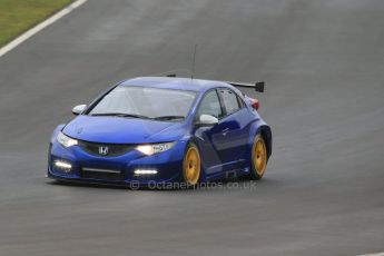 World © Octane Photographic Ltd. Friday 13th February 2015, General un-silenced test day – Donington Park, Eurotech Racing BTCC Honda Civic - Jeff Smith. Digital Ref :