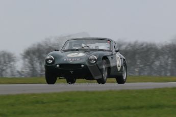 World © Octane Photographic Ltd. Friday 13th February 2015, General un-silenced test day – Donington Park - TVR Grantura MkIII 1800 - Rod Begbie. Digital Ref : 1186CB1D5020