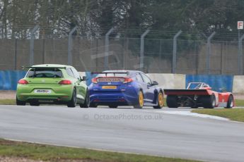 World © Octane Photographic Ltd. Friday 13th February 2015, General un-silenced test day – Donington Park, Eurotech Racing BTCC Honda Civic - Jeff Smith. Digital Ref :