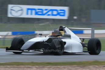 World © Octane Photographic Ltd. Friday 13th February 2015, General un-silenced test day – Donington Park, MSA Formula – Certified by FIA powered by Ford EcoBoost, MyGale F4 – Ameya Vaidyanathan. Digital Ref :