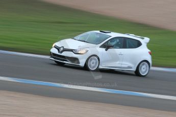 World © Octane Photographic Ltd. Friday 13th February 2015, General un-silenced test day – Donington Park, Brett Smith (Son of Jeff Smith) - Renault Clio RS. Digital Ref :