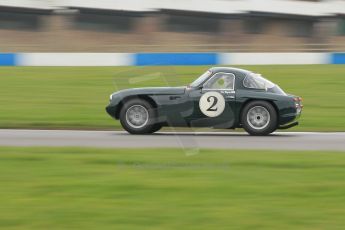 World © Octane Photographic Ltd. Friday 13th February 2015, General un-silenced test day – Donington Park - TVR Grantura MkIII 1800 - Rod Begbie. Digital Ref : 1186CB1L4602