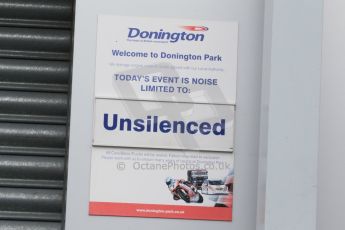 World © Octane Photographic Ltd. Friday 13th February 2015, General un-silenced test day sign – Donington Park. Digital Ref :