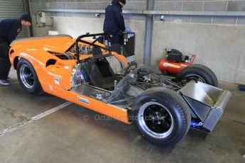 World © Octane Photographic Ltd. Wednesday 4th March 2015, General un-silenced test day – Donington Park, McLaren M6 - Carlos Incenti - Masters Historic Sportscar Championship. Digital Ref : 1196CB1D4077