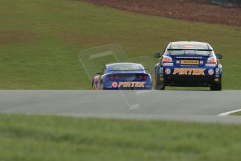 World © Octane Photographic Ltd. Wednesday 4th March 2015, General un-silenced test day – Donington Park. BTCC, British Touring Car Championship, Andy Jordan - Pirtek racing, Triple Eight (888) Racing - MG6GT. Digital Ref : 1196CB1D4220