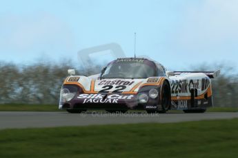 World © Octane Photographic Ltd. Wednesday 4th March 2015, General un-silenced test day – Donington Park - Silk Cut Jaguar XJR9 - Historic Group C (Gp.C) Racing. Digital Ref : 1196CB1D4370