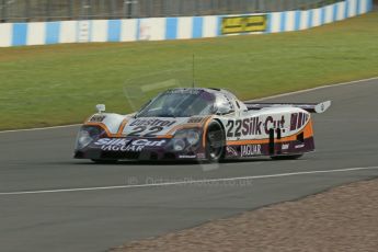 World © Octane Photographic Ltd. Wednesday 4th March 2015, General un-silenced test day – Donington Park - Silk Cut Jaguar XJR9 - Historic Group C (Gp.C) Racing. Digital Ref : 1196CB1D4487