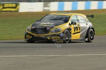 World © Octane Photographic Ltd. Wednesday 4th March 2015, General un-silenced test day – Donington Park. BTCC, British Touring Car Championship, Adam Morgan - WIX Racing, Mercedes-Benz A-Class. Digital Ref : 1196CB1D4499