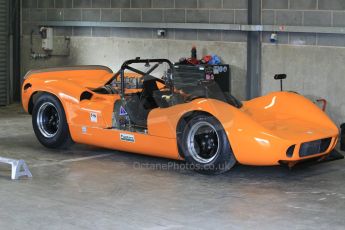 World © Octane Photographic Ltd. Wednesday 4th March 2015, General un-silenced test day – Donington Park, McLaren M6 - Carlos Incenti - Masters Historic Sportscar Championship. Digital Ref : 1196CB1L4902