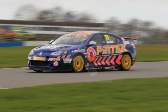 World © Octane Photographic Ltd. Wednesday 4th March 2015, General un-silenced test day – Donington Park. BTCC, British Touring Car Championship, Andy Jordan - Pirtek racing, Triple Eight (888) Racing - MG6GT. Digital Ref : 1196CB1L4967