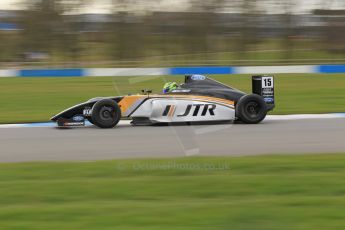 World © Octane Photographic Ltd. Wednesday 4th March 2015, General un-silenced test day – Donington Park - MSA Formula – Certified by FIA, Powered by Ford EcoBoost - James Pull - JTR. Digital Ref : 1196CB1L4977