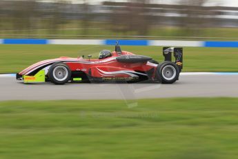 World © Octane Photographic Ltd. Wednesday 4th March 2015, General un-silenced test day – Donington Park - Chris Dittmann Racing - Tony Bishop - Dallara F307 Mercedes HWA - MSVR F3Cup. Digital Ref : 1196CB1L5016