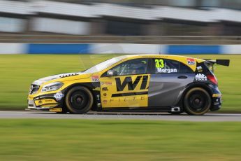 World © Octane Photographic Ltd. Wednesday 4th March 2015, General un-silenced test day – Donington Park. BTCC, British Touring Car Championship, Adam Morgan - WIX Racing, Mercedes-Benz A-Class. Digital Ref : 1196CB1L5117