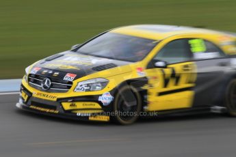 World © Octane Photographic Ltd. Wednesday 4th March 2015, General un-silenced test day – Donington Park. BTCC, British Touring Car Championship, Adam Morgan - WIX Racing, Mercedes-Benz A-Class. Digital Ref : 1196CB1L5266