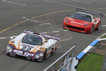 World © Octane Photographic Ltd. Wednesday 4th March 2015, General un-silenced test day – Donington Park - Silk Cut Jaguar XJR9 - Historic Group C (Gp.C) Racing. Digital Ref : 1196CB1L5275