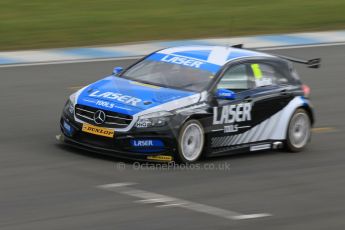 World © Octane Photographic Ltd. Wednesday 4th March 2015, General un-silenced test day – Donington Park. BTCC, British Touring Car Championship, Aiden Moffat - Laser Tools Racing - Mercedes-Benz A-Class. Digital Ref : 1196CB1L5288