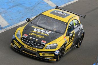 World © Octane Photographic Ltd. Wednesday 4th March 2015, General un-silenced test day – Donington Park. BTCC, British Touring Car Championship, Adam Morgan - WIX Racing, Mercedes-Benz A-Class. Digital Ref : 1196CB1L5326