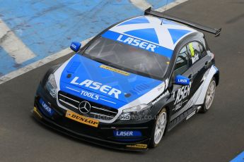 World © Octane Photographic Ltd. Wednesday 4th March 2015, General un-silenced test day – Donington Park. BTCC, British Touring Car Championship, Aiden Moffat - Laser Tools Racing - Mercedes-Benz A-Class. Digital Ref : 1196CB1L5338