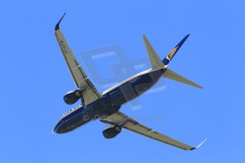 World © Octane Photographic Ltd. Donington Park general unsilenced testing June 4th 2015. Ryanair Boeing B737-8AS EI-EFM on circuit training. Digital Ref : 1288CB1L1946