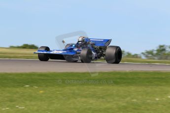 World © Octane Photographic Ltd. Donington Park general unsilenced testing June 4th 2015. Rob Hall testing an ex-Jackie Stewart Tyrrell 003 - FIA Historic F1 Championship/Masters GP. Digital Ref :