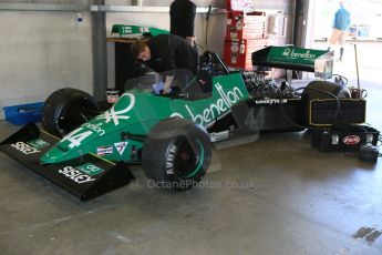 World © Octane Photographic Ltd. Donington Park general unsilenced testing June 4th 2015. Martin Stretton testing a Tyrrell 012 - FIA Historic F1 Championship/Masters GP. Digital Ref :