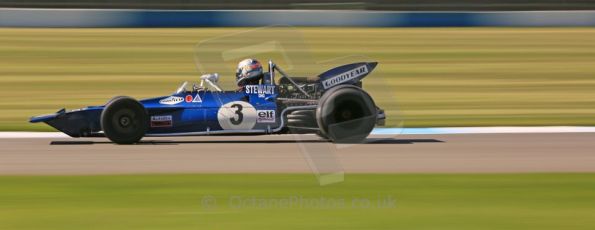 World © Octane Photographic Ltd. Donington Park general unsilenced testing June 4th 2015. Rob Hall testing an ex-Jackie Stewart Tyrrell 003 - FIA Historic F1 Championship/Masters GP. Digital Ref :