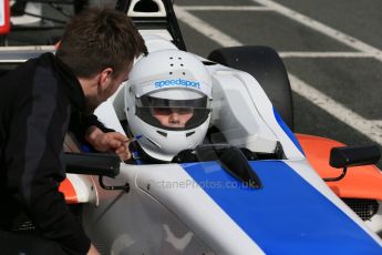 World © Octane Photographic Ltd. DUO BRDC Formula 4 Qualifying, Oulton Park, UK, Saturday 4th April 2015. MSV F4-013. Mark Godwin Racing (MGR). Michael O’Brien Digital Ref : 1213LB1D2628