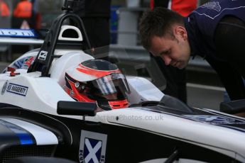 World © Octane Photographic Ltd. DUO BRDC Formula 4 Qualifying, Oulton Park, UK, Saturday 4th April 2015. MSV F4-013. Ecurie Ecosse/GBR. Ciaran Haggerty. Digital Ref : 1213LB1D2648