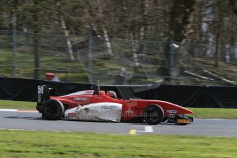 World © Octane Photographic Ltd. DUO BRDC Formula 4 Qualifying, Oulton Park, UK, Saturday 4th April 2015. MSV F4-013. Hillspeed. Ameya Vaidyanathan. Digital Ref : 1213LB1D2885